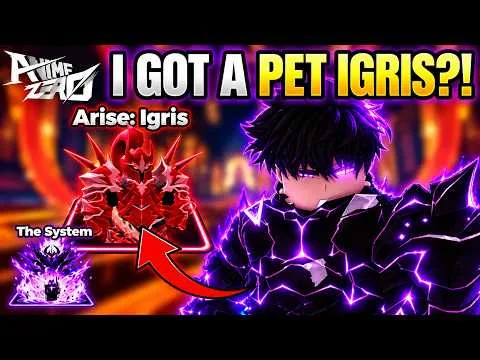 I CAN SUMMON IGRIS & KAISEL?! Shadow Monarch Is INSANE in Anime Zero!